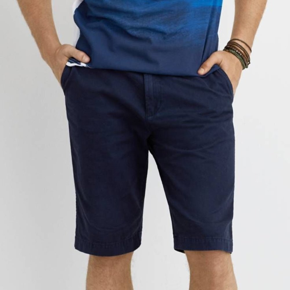 American Eagle longboard blue bermuda shorts 30